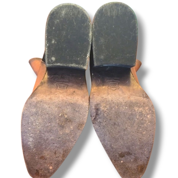 Free People Benson Brown and Black Leather Chelsea Boots - Picture 9 of 10